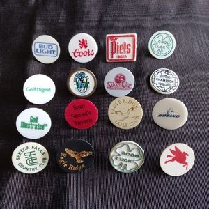 Vintage Golf Ball Marker Collection